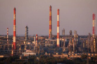 Oil set for big weekly advance as Russia sanctions upend market