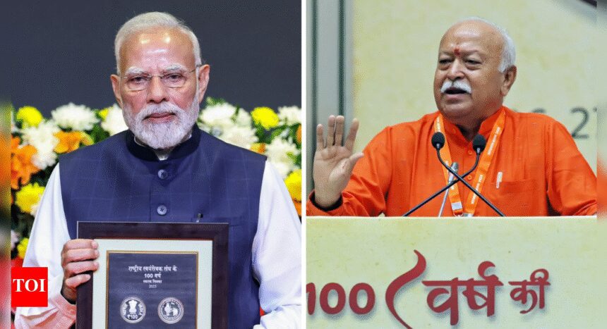 'Inspiring address': PM Modi hails RSS chief Mohan Bhagwat’s centenary speech; stresses global impact of Sangh's values