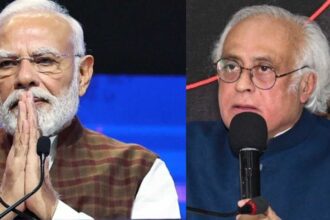 Prime Minister Narendra Modi and Congress leader Jairam Ramesh