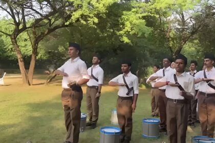 SFI criticises RSS for holding march at JNU, says it was held without prior permission