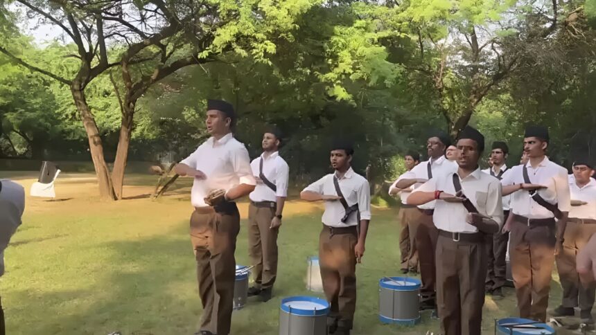 SFI criticises RSS for holding march at JNU, says it was held without prior permission