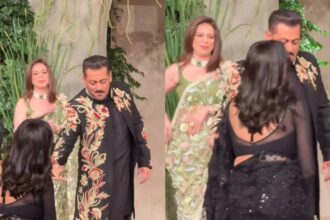 Salman Khan, Sushmita Sen share a warm hug at Vikram Phadnis's fashion show, leave fans gushing