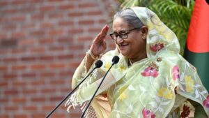 ‘I’d love to go home if…’: Sheikh Hasina reveals when she’ll return to Bangladesh while Awami League stays banned (Photo by INDRANIL MUKHERJEE/AFP/FILE)