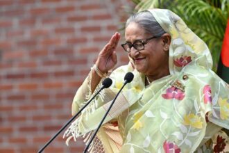 ‘I’d love to go home if…’: Sheikh Hasina reveals when she’ll return to Bangladesh while Awami League stays banned (Photo by INDRANIL MUKHERJEE/AFP/FILE)