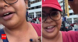 'Can't believed it happened': Indian woman narrowly escapes chain snatching in Chicago - video shows her bruises