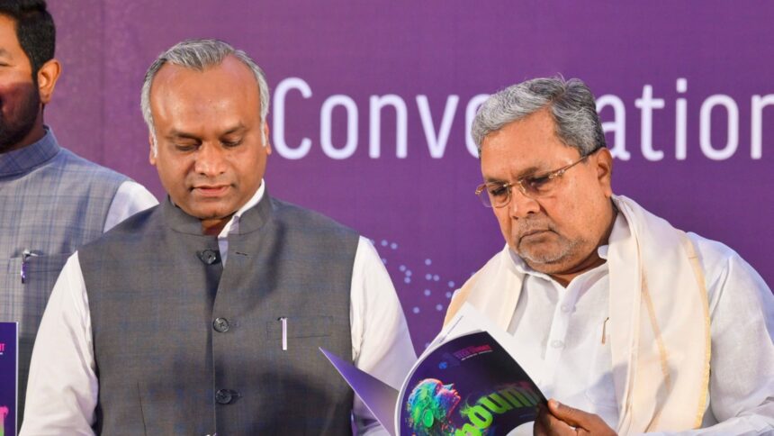 Siddaramaiah backs Priyank Kharge amid threats over RSS ban demand, says “neither of us is afraid of such forces”