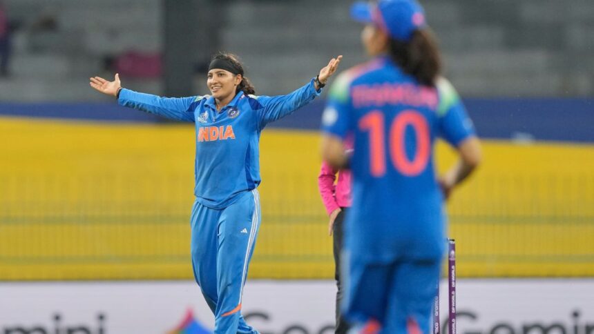 Sneh Rana achieves massive feat with brilliant spell against Pakistan in Women's World Cup