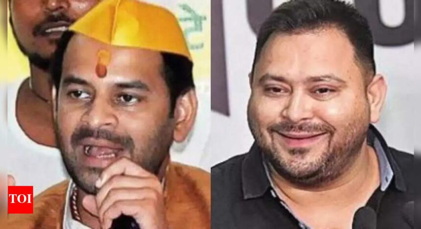 'Just like Laxman did in case of Ram': Tej Pratap says Tejashwi should be respectful towards him