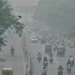 Thick smog blankets New Delhi after Diwali fireworks
