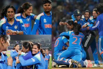 WATCH: Jemimah, Harmanpreet, other players get emotional as India knock mighty Australia out of WC
