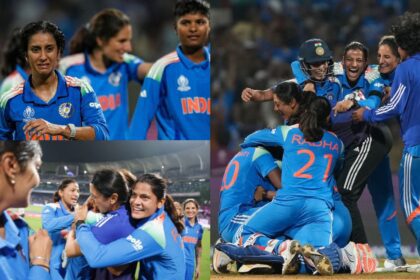 WATCH: Jemimah, Harmanpreet, other players get emotional as India knock mighty Australia out of WC