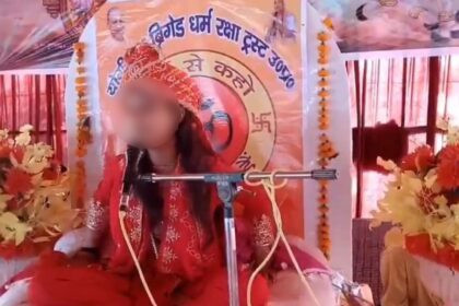 Minor girl calls for boycott of Muslims in Islamophobic speech at Bhagwat Katha event in Agra