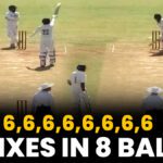 6,6,6,6,6,6,6,6: Eight successive sixes in Ranji Trophy, Meghalaya batter hits fastest FC fifty
