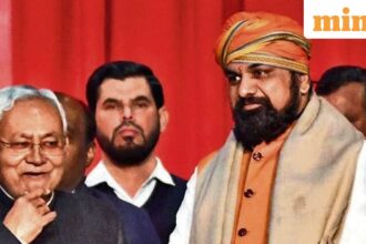 Bihar Chief Minister Nitish Kumar and Deputy Chief Minister Samrat Choudhary.