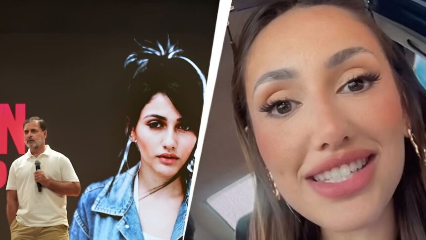 Brazilian model reacts after Rahul Gandhi’s claim: “They’re using my photo to scam voters in India!”