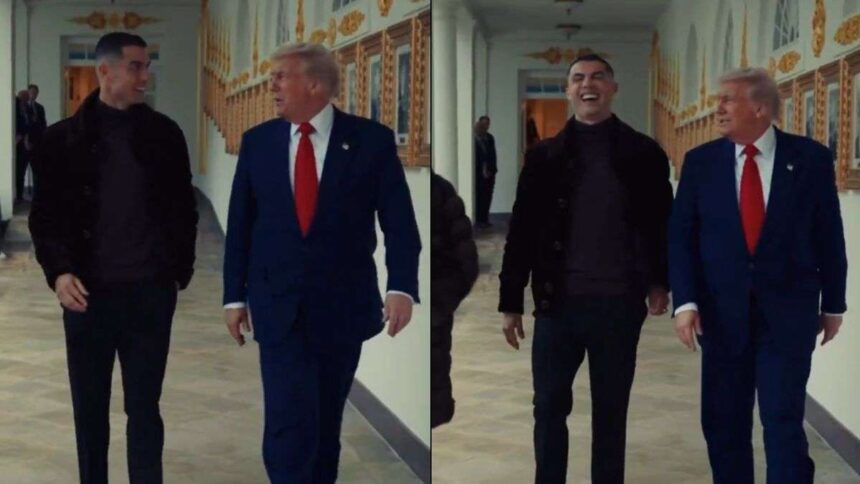 Cristiano Ronaldo shares a laugh with Donald Trump, White House shares video: Watch