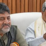 Karnataka Chief Minister Siddaramaiah with Deputy CM D K Shivakumar during a joint press conference after a breakfast meeting amid the ongoing leadership issue