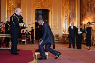 David Beckham, Manchester United Legend, receives knighthood from King Charles