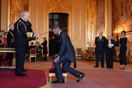 David Beckham, Manchester United Legend, receives knighthood from King Charles