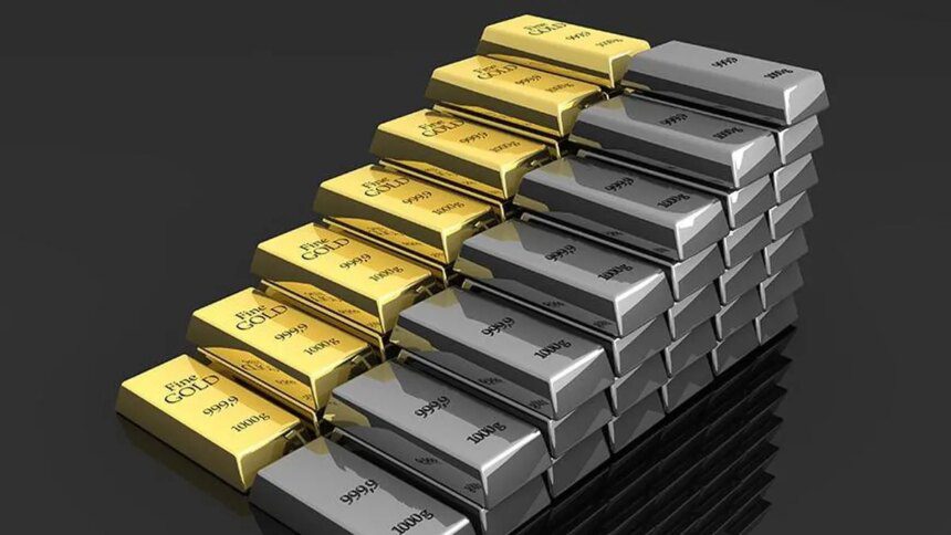 Gold, silver futures drop as Fed minutes, strong dollar weigh on safe-haven assets