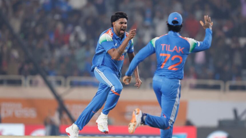 Harshit Rana delivers fiery send-off to Dewald Brevis after picking up his wicket in Ranchi: Watch