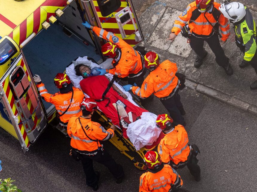 Hong Kong blaze death toll reaches 55 as rescue operations continue