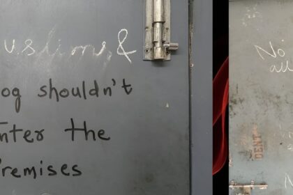 Islamophobic graffiti saying “Muslims and dogs should not enter” found at Indian Statistical Institute Kolkata