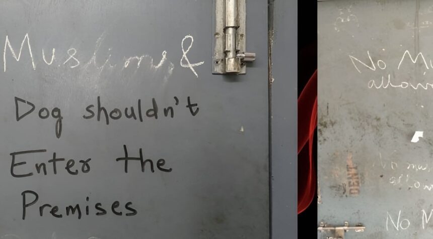 Islamophobic graffiti saying “Muslims and dogs should not enter” found at Indian Statistical Institute Kolkata