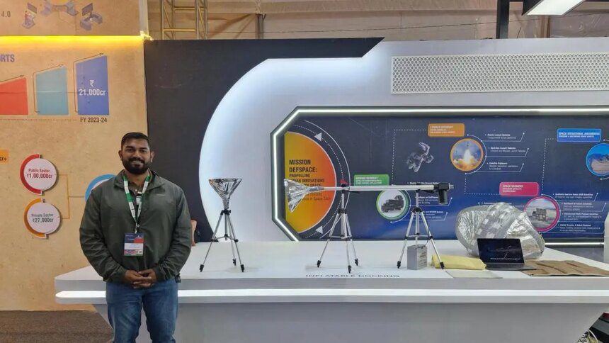 Launching inflatable townships in outer space