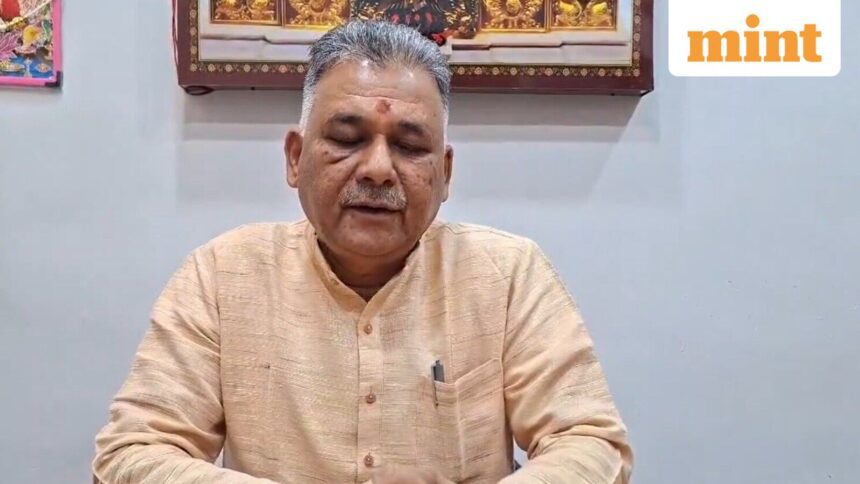 Madhya Pradesh Higher Education Minister and BJP leader, Inder Singh Parmar. Photo: X