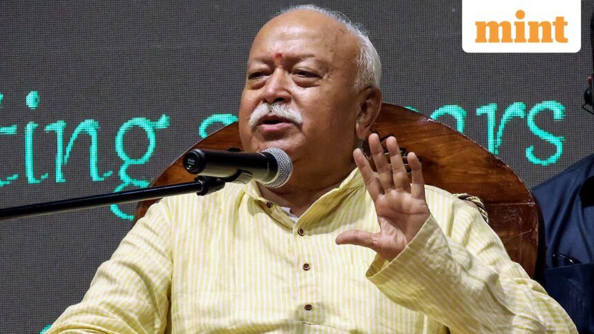 Rashtriya Swayamsevak Sangh (RSS) Chief Mohan Bhagwat