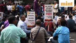 Booth Level Officers and teachers march to Election Commission Office to protest against SIR in Kolkata