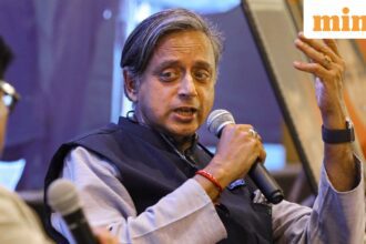 Hyderabad: Senior Congress leader and MP Shashi Tharoor delivers the Jyoti Komireddy Memorial Lecture on