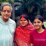 Congress MP Shashi Tharoor with his driver