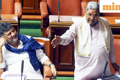DyCM DK Shivakumar has repeatedly mirrored CM Siddaramaiah’s take on the speculations on leadership change and routinely denied them, except for his cryptic statement on Tuesday. (ANI)
