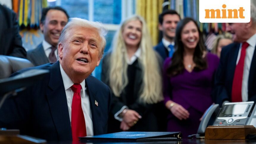 US president Donald Trump said, “We’re working on a very good deal with India. The tariffs will come down very substantially. It will happen at some point.”