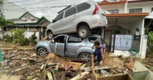 Typhoon Kalmaegi kills two people as it batters Philippines