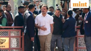 New Delhi: Leader of Opposition in the Lok Sabha Rahul Gandhi during the Winter session of Parliament, in New Delhi, Wednesday, Dec. 10, 2025. (PTI Photo/Salman Ali) (PTI12_10_2025_000108A)