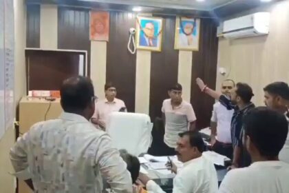 BJP worker given grand welcome after release on bail in assault case involving Dalit officer