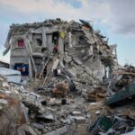 Gaza buildings bombed by Israel become refuge for Palestinians