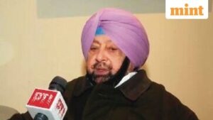 Former Punjab chief minister Capt Amarinder Singh