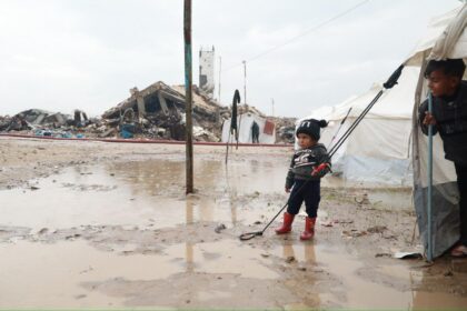 Children among 14 killed due to storms, freezing temperatures in Gaza