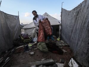 Winter storms plague Palestinians left in desperate need of aid by Gaza war