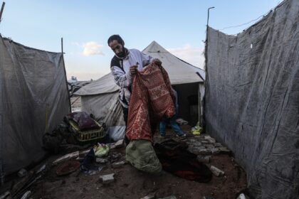 Winter storms plague Palestinians left in desperate need of aid by Gaza war