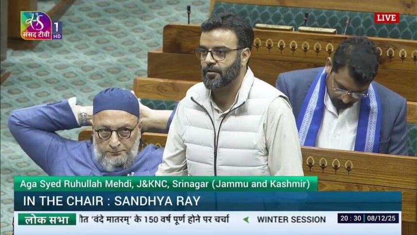 “Muslims fought for freedom of the nation… can also fight for freedom within,” says Aga Ruhullah in Lok Sabha