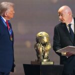 FIFA honours Donald Trump with first-ever peace prize award at World Cup 2026 draw