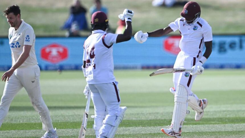 Justin Greaves' double century, Shai Hope's excellence help West Indies draw 1st Test against NZ