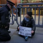 Greta Thunberg detained by UK police over support for ‘Palestine Action prisoners’