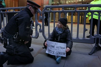 Greta Thunberg detained by UK police over support for ‘Palestine Action prisoners’