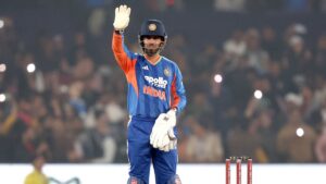 Jitesh equals MS Dhoni's wicketkeeping record in T20Is for India during Cuttack clash against SA